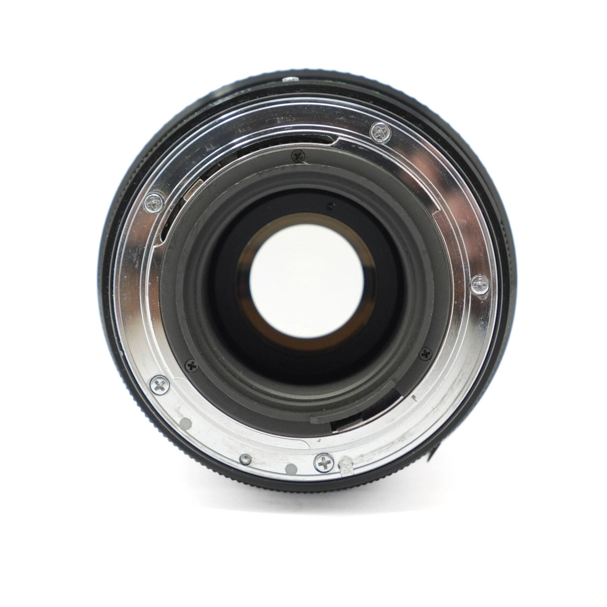 Camera lens on a white background