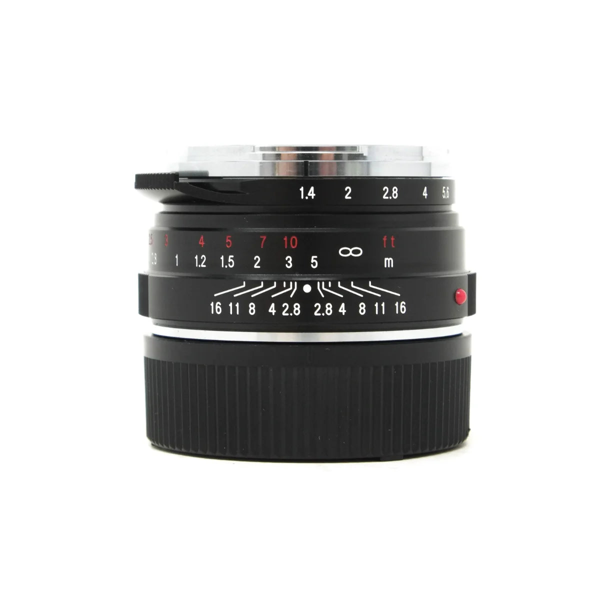 Used Voigtlander Nokton Classic 40mm F1.4 Leica M - front angle 