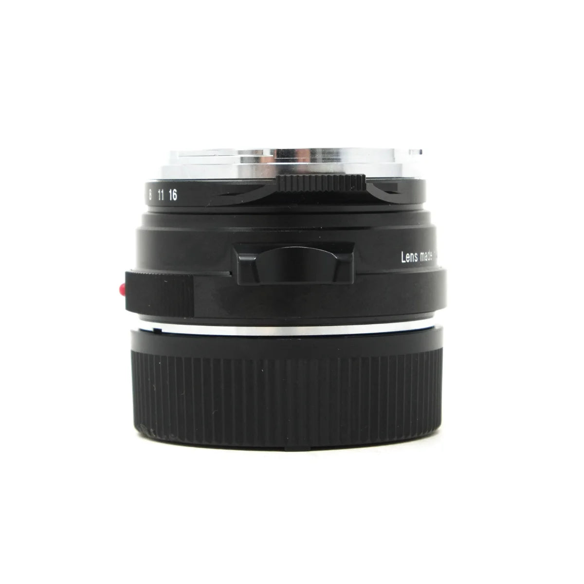 Used Voigtlander Nokton Classic 40mm F1.4 Leica M - side angle 