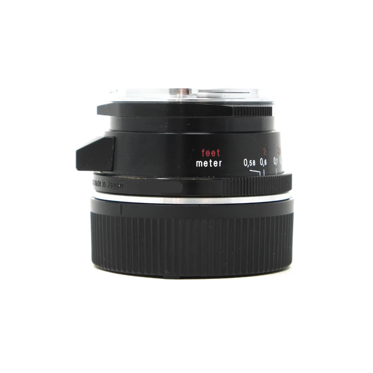 Used Voigtlander Ultron VM 35mm F2 Leica M - side angle 
