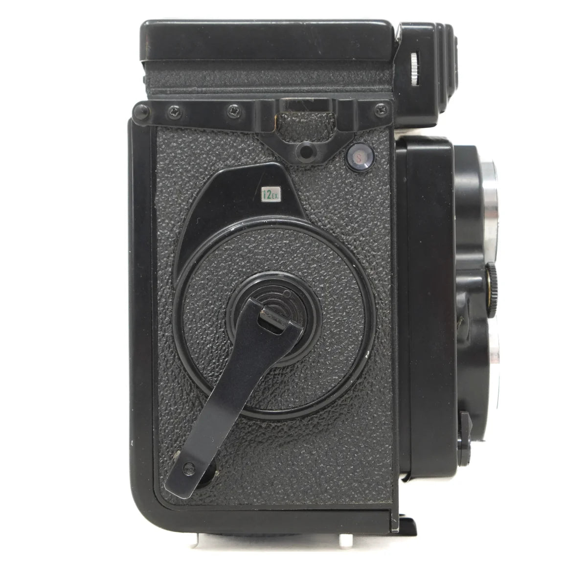 Used Yashica 124G Twin lens Reflex camera 6 X 6 - side angle 