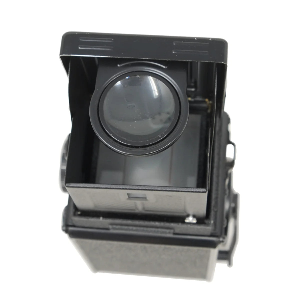 Used Yashica 124G Twin lens Reflex camera 6 X 6 - top angle 