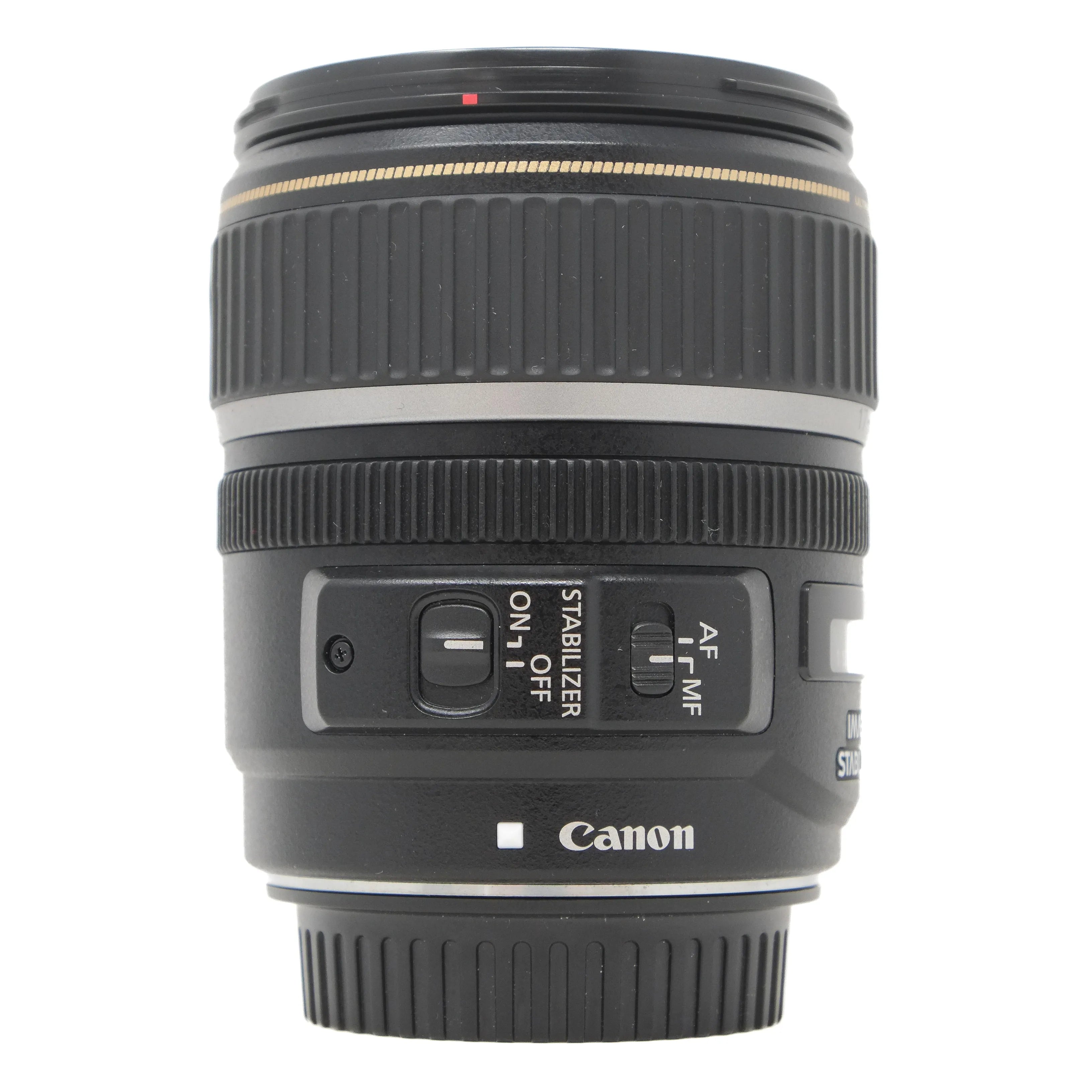 Canon camera lens on a white background