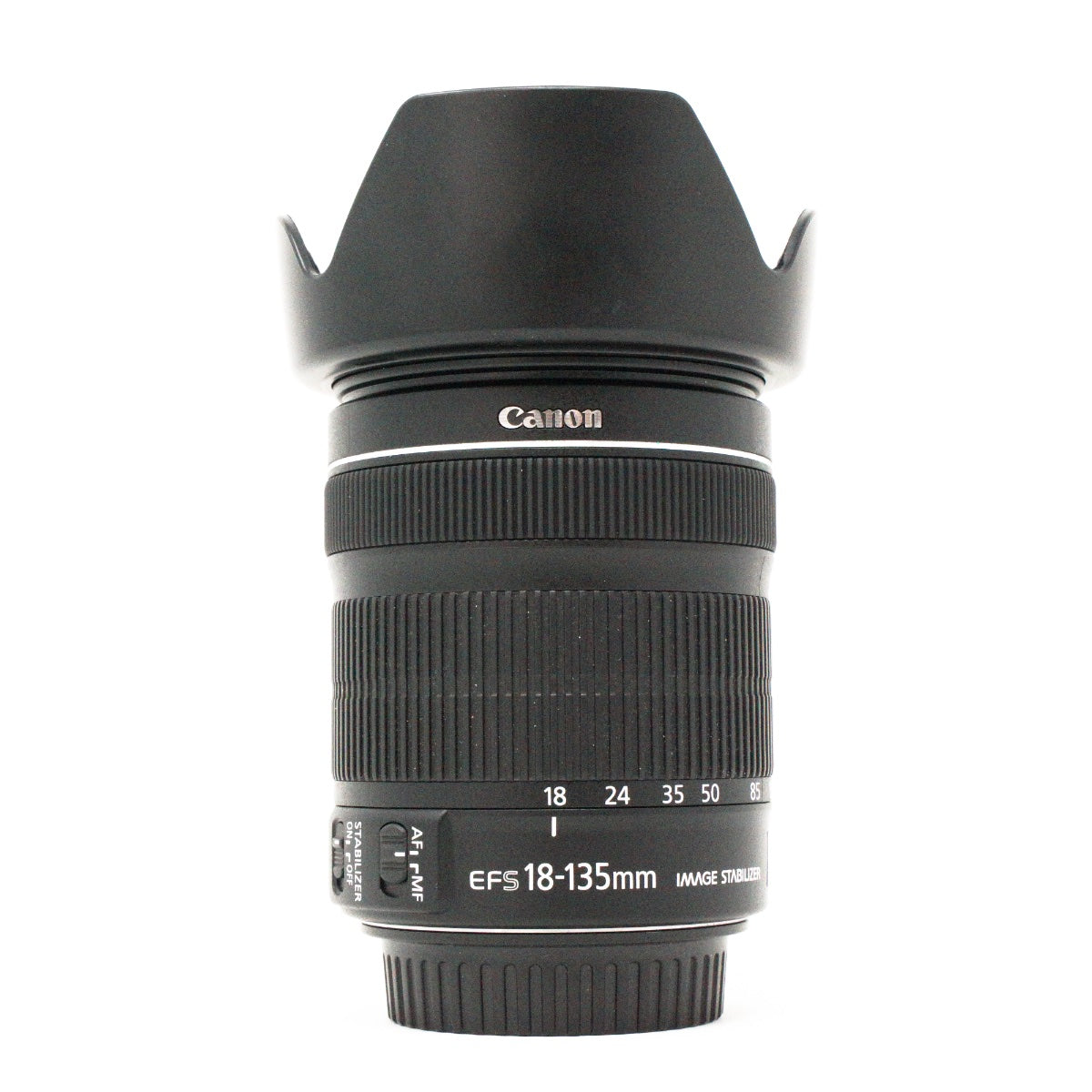 Used Canon EF-S 18-135mm F3.5/5.6 IS STM lens (Hood SH40178A)