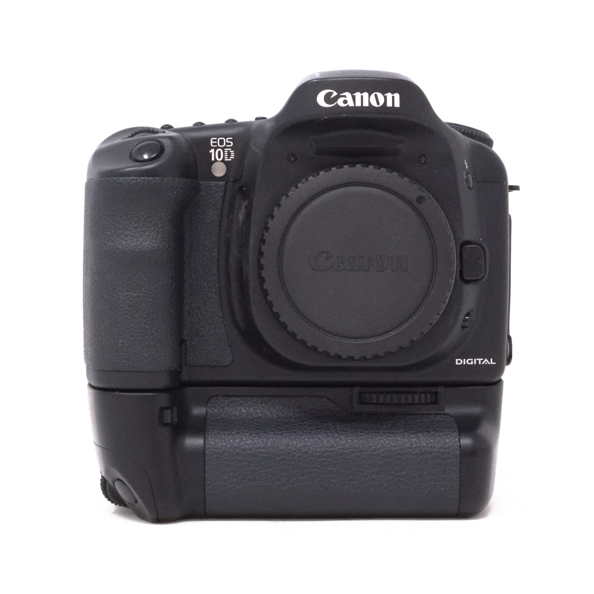 Used Canon EOS 10D + Battery Grip BG-ED3 front