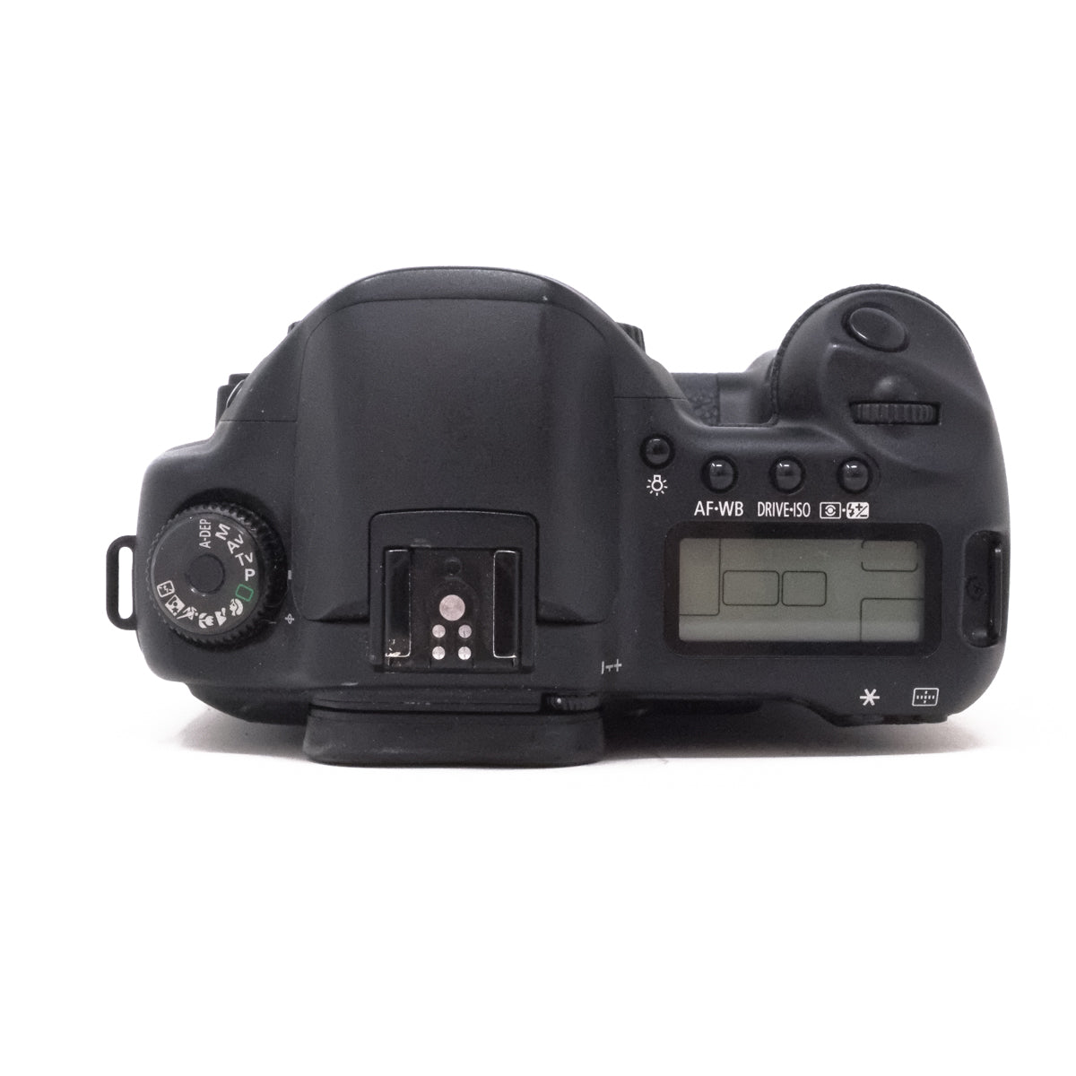 Used Canon EOS 10D + Battery Grip BG-ED3 top