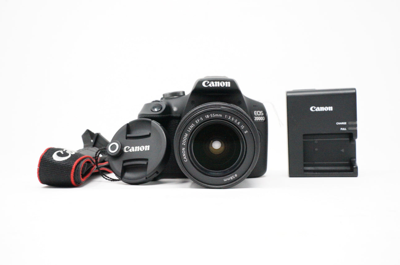 Used Canon EOS 2000D + 18-55mm IS II kit