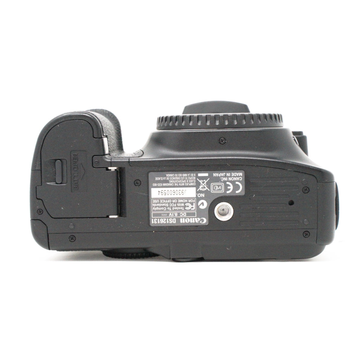 Used Canon EOS 30D Digital SLR camera + 3 batteries