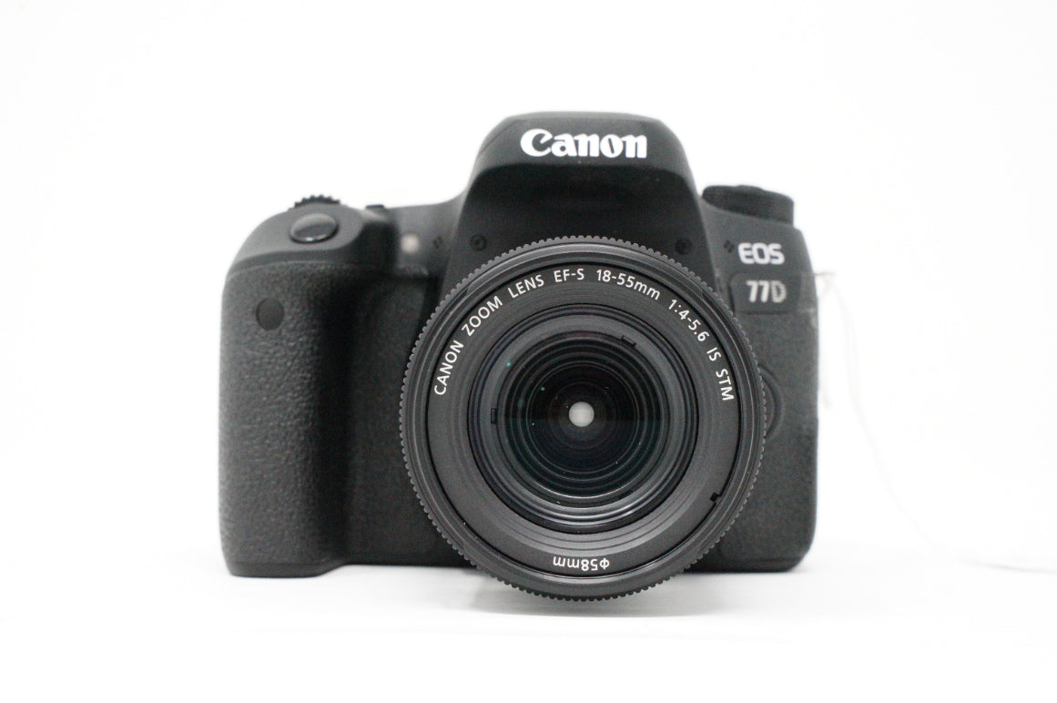 Used Canon EOS 77D + 18-55mm F4-5.6 IS STM lens