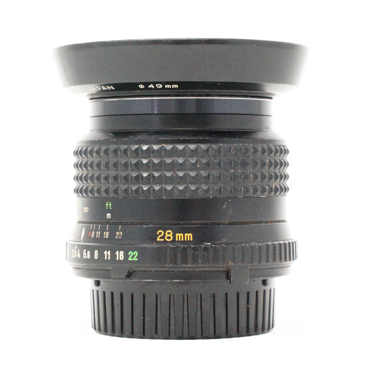 Used Minolta MD W.Rokkor 28mm F2.8 lens for film cameras