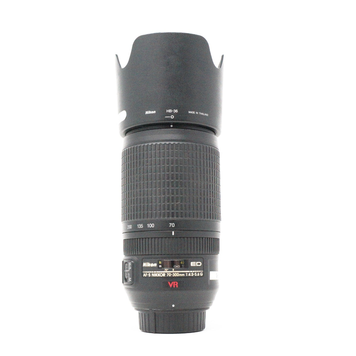 Used Nikon AF-S 70-300MM F4.5-5.6G VR zoom lens