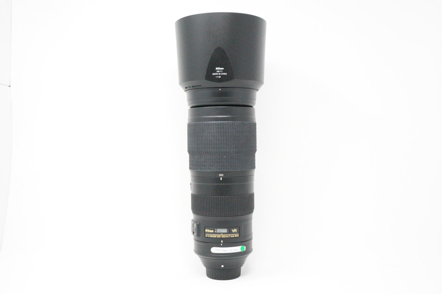 Used Nikon AF-S Nikkor 200-500mm F5.6E ED VR Lens