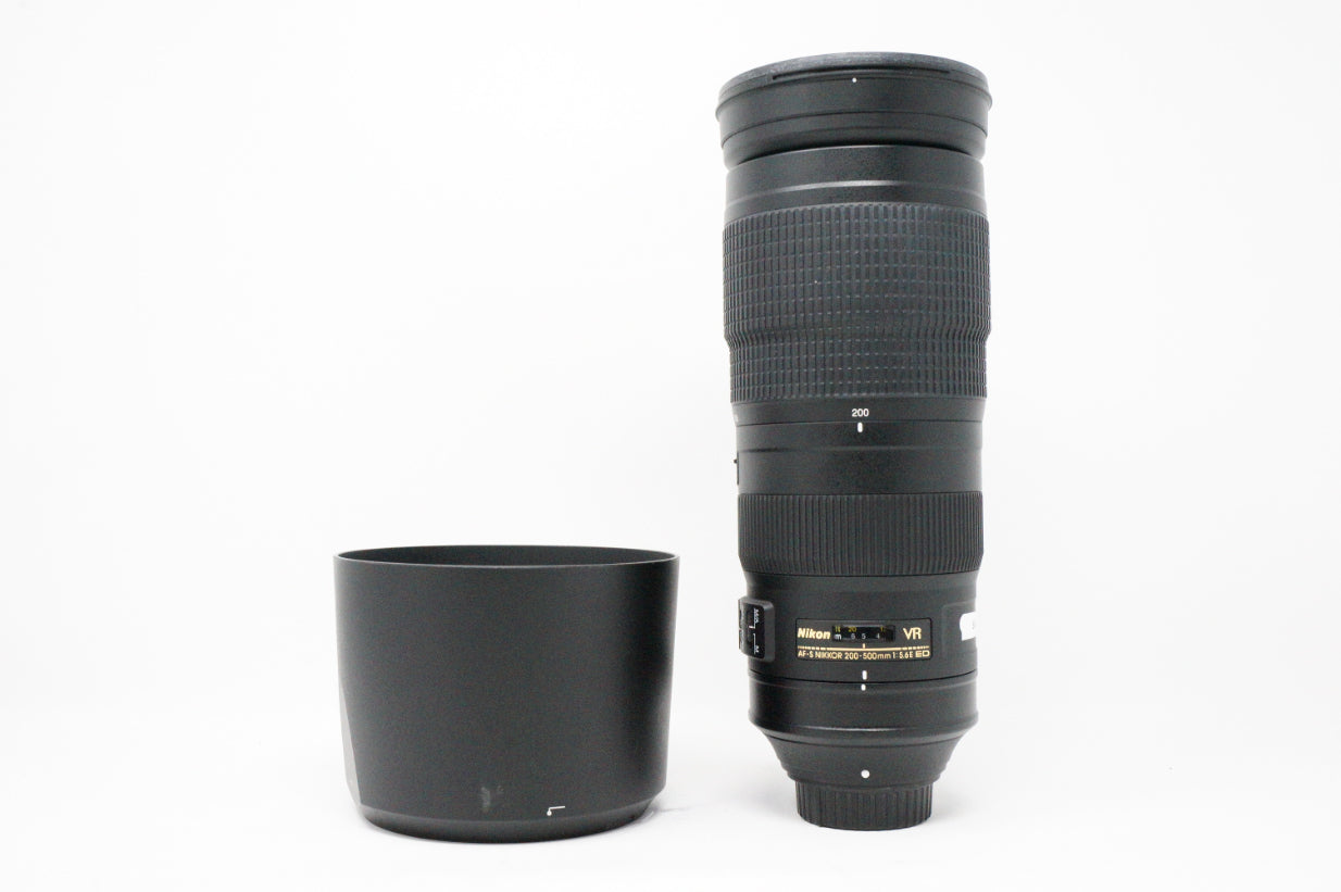 Used Nikon AF-S Nikkor 200-500mm F5.6E VR lens