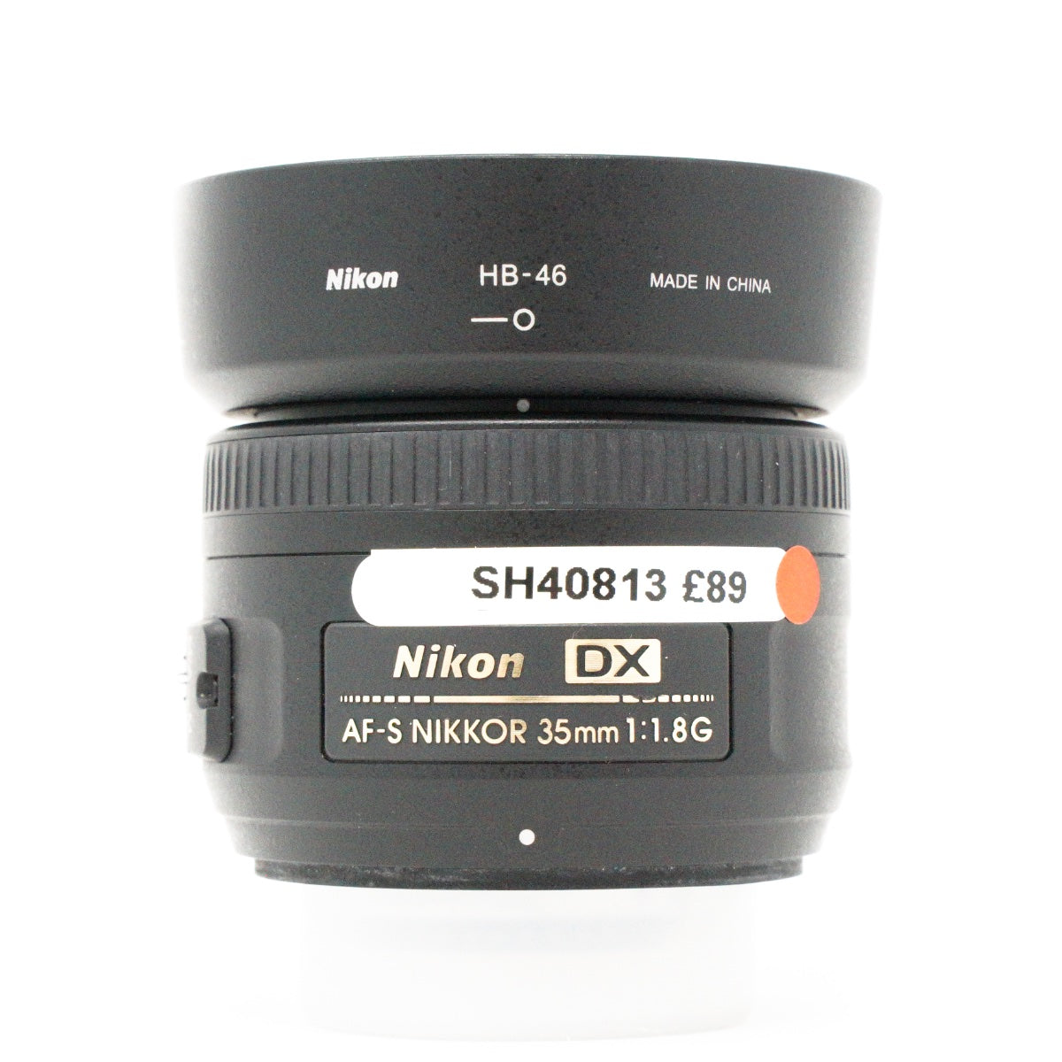 Used Nikon AF-S Nikkor 35mm F/1.8G DX Lens