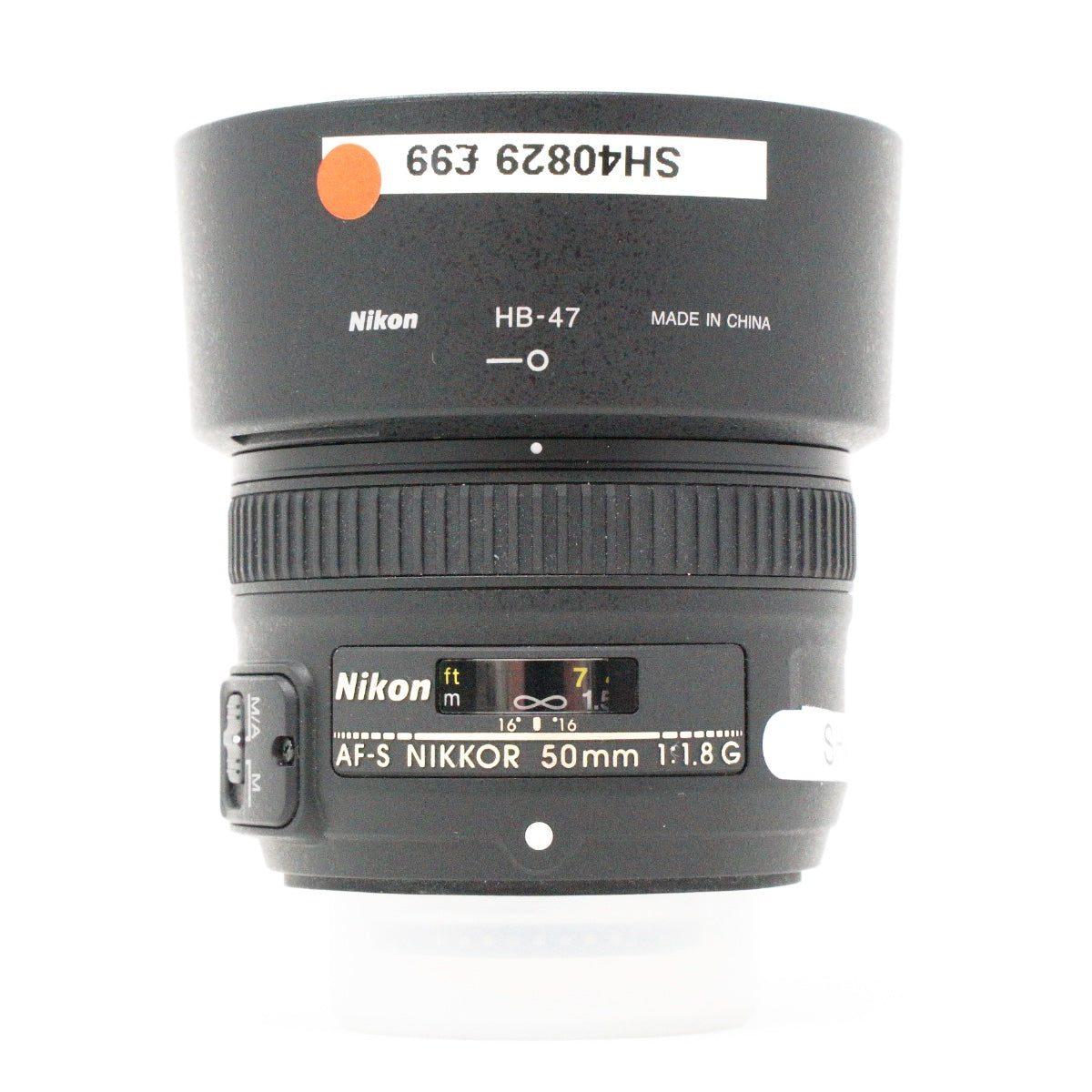 Used Nikon AF-S Nikkor 50mm F/1.8G Lens DX