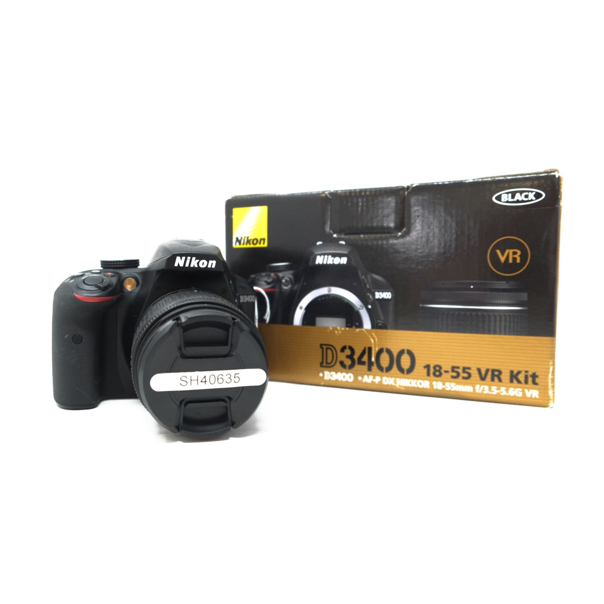 Used Nikon D3400 DSLR + 18-55mm F3.5-5.6G VR lens
