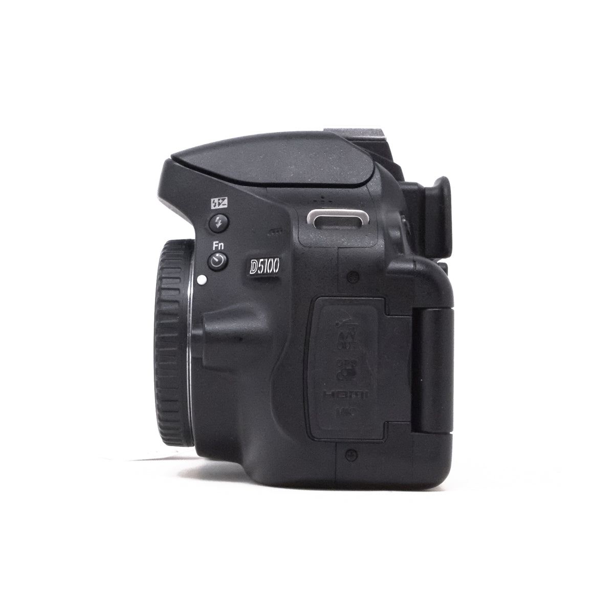 Used Nikon D5100 Digital DSLR camera body left