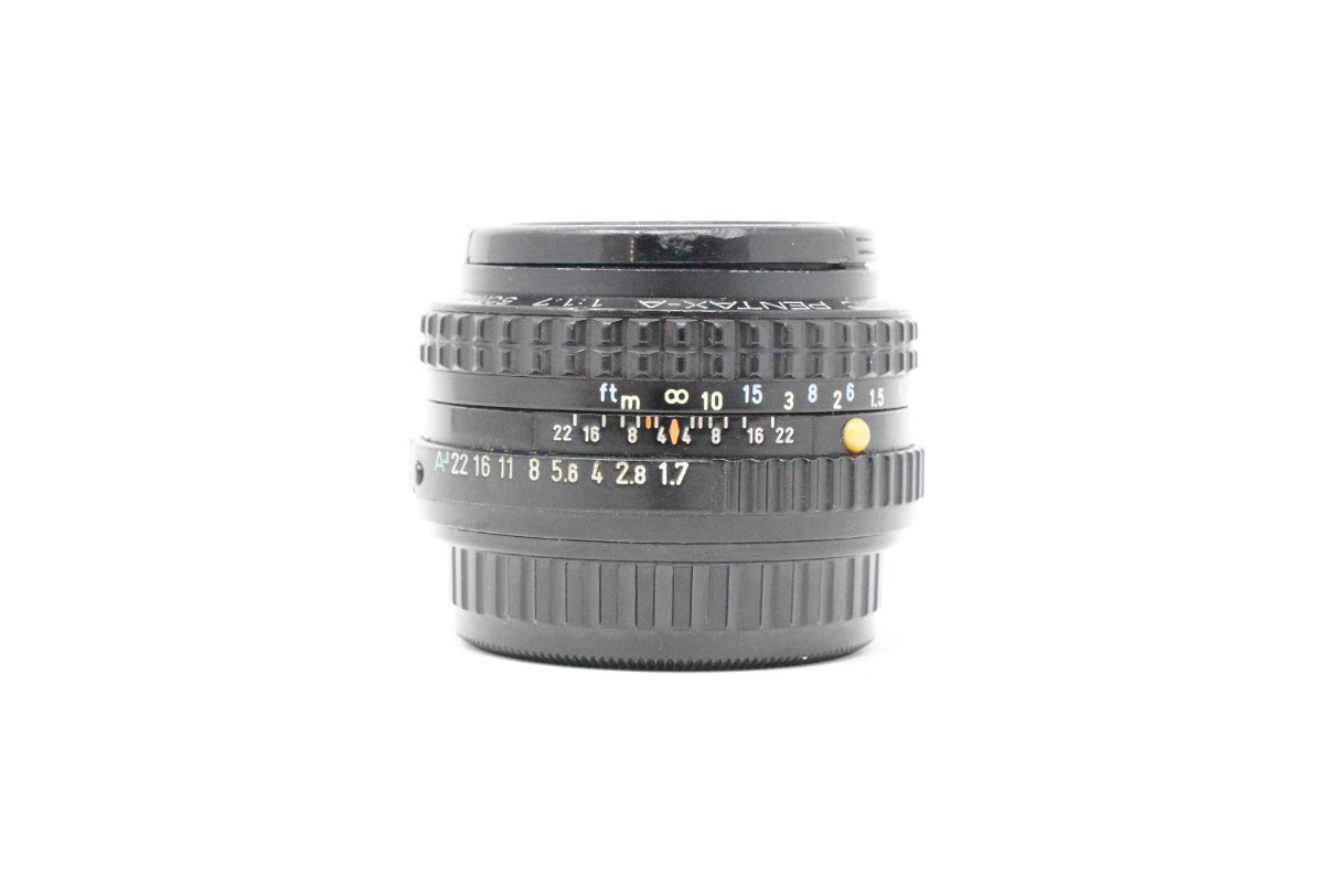 Used Pentax-A 50mm F1.7 SMC prime lens
