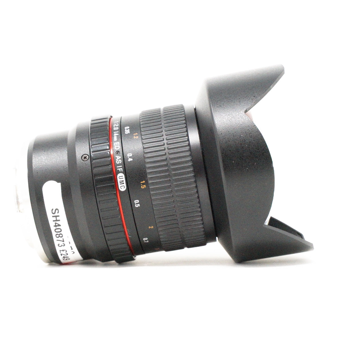 Used Samyang 14mm F2.8 ED AS IF UMC Ultra wide lens for Sony E-Mount 