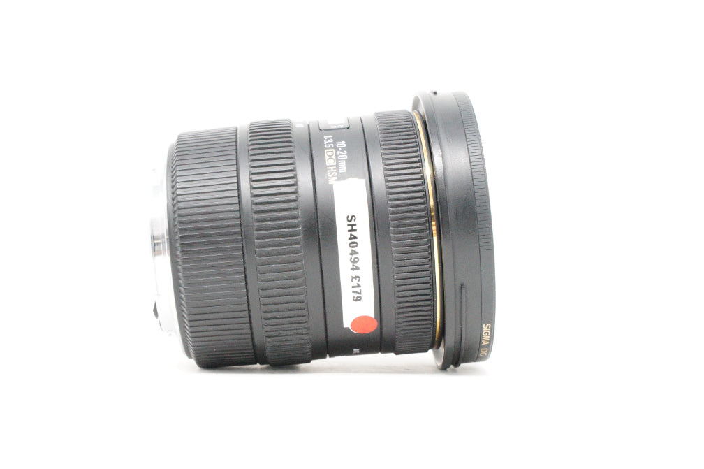 Used Sigma 10-20mm F3.5 DC HSM wide angle lens for Canon