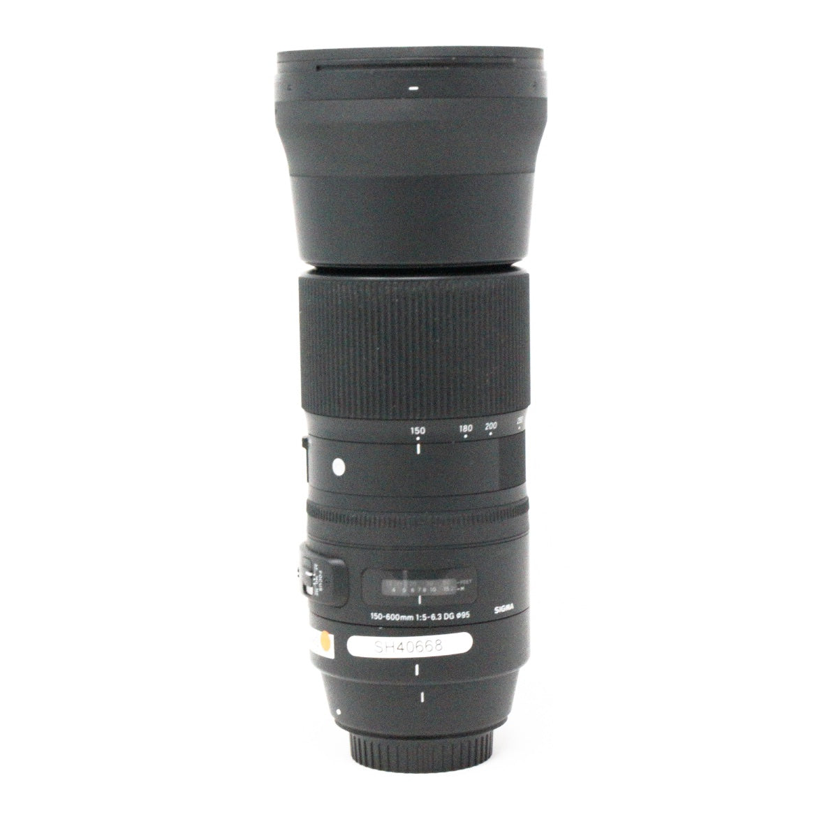 Used Sigma 150-600mm F5-6.3 DG OS lens in Canon EF