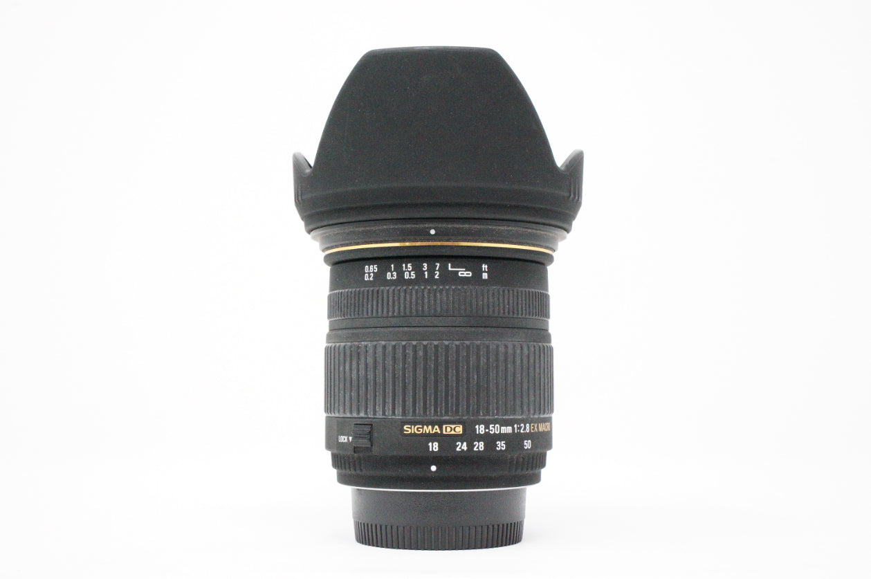 Used Sigma 18-50mm F2.8 EX Macro AF-D lens