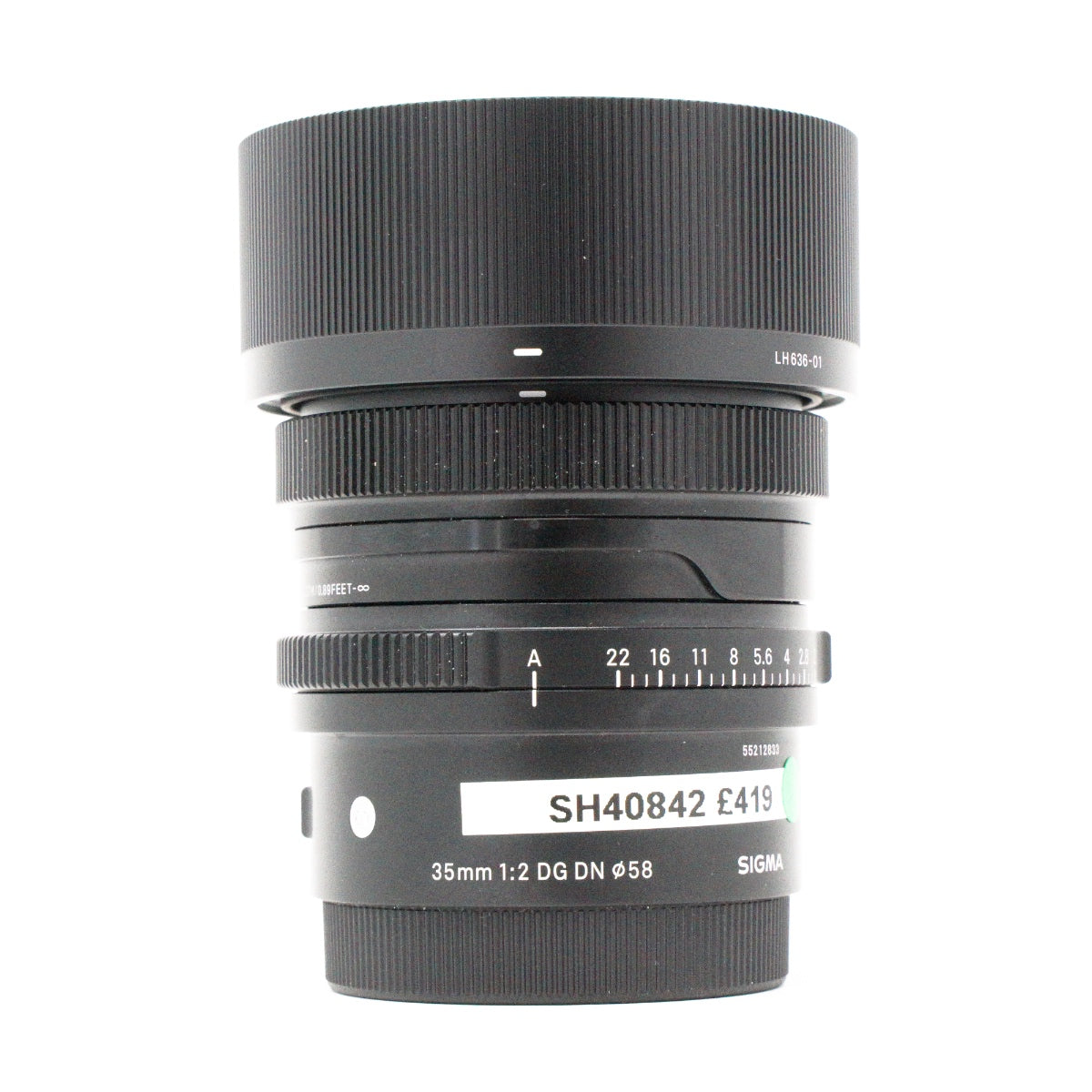 Used Sigma 35mm F2 DG DN contemporary lens for Sony E-Mount