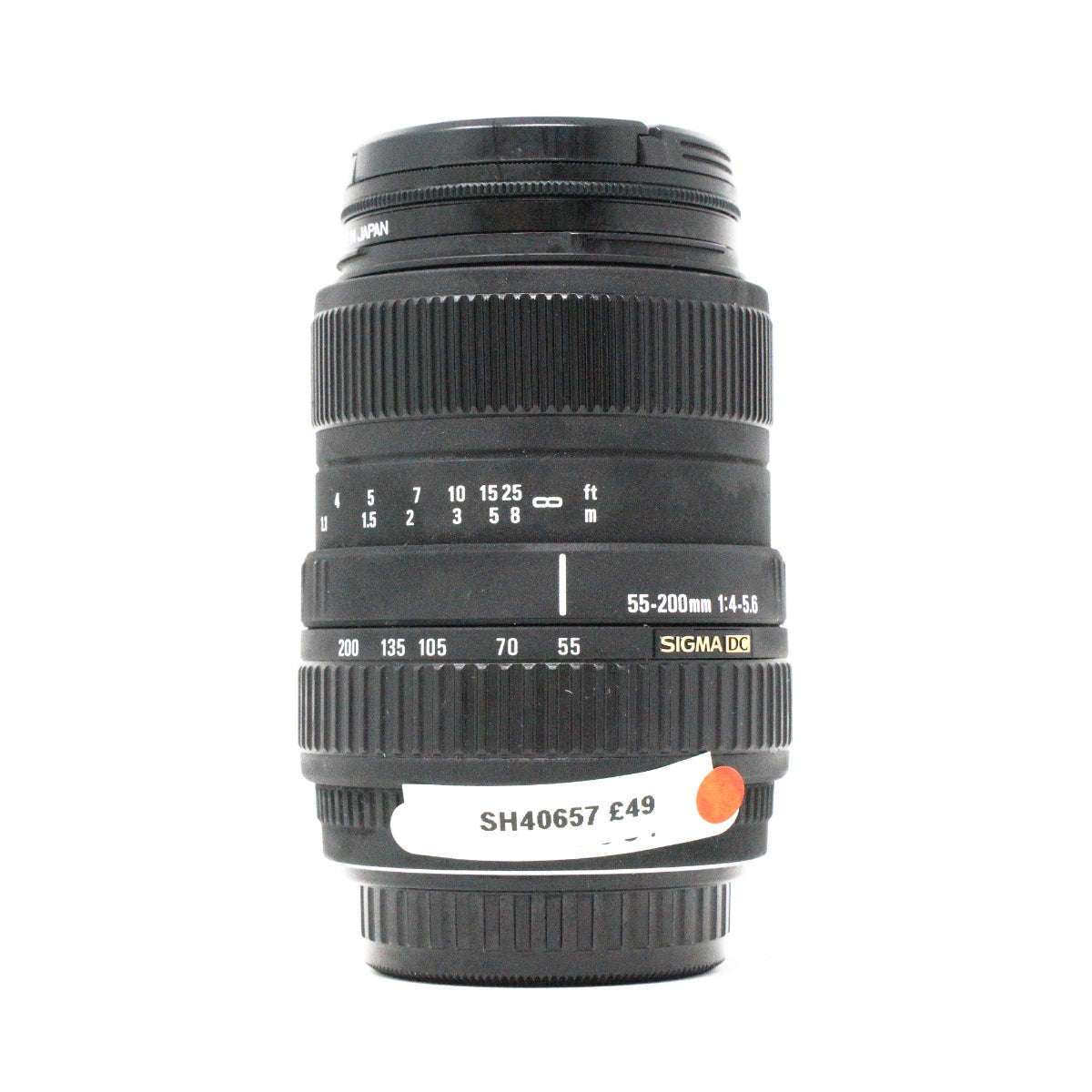 Used Sigma 55-200mm F4-5.6 DC lens in Pentax AF fitting