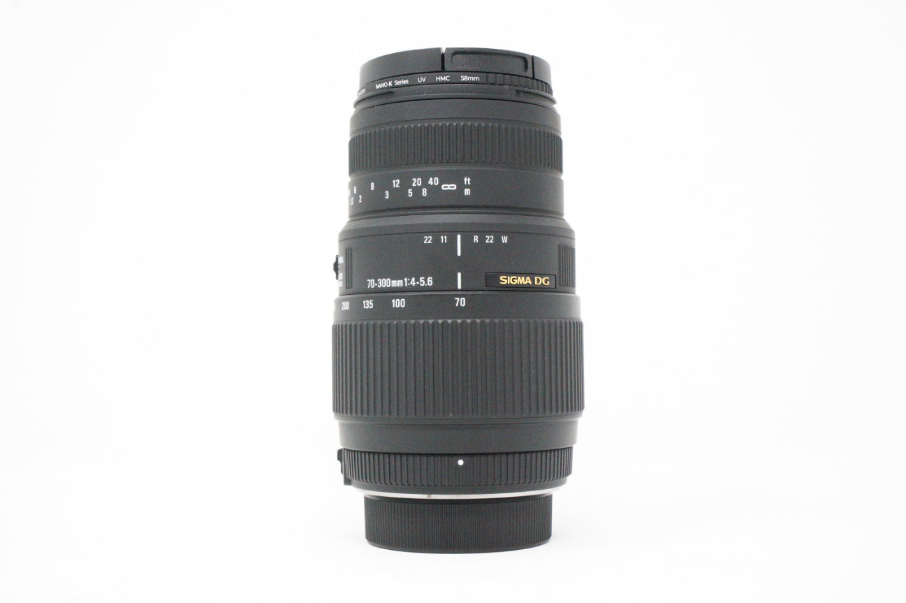 Used Sigma 70-300mm F4-5.6 DG lens for Nikon