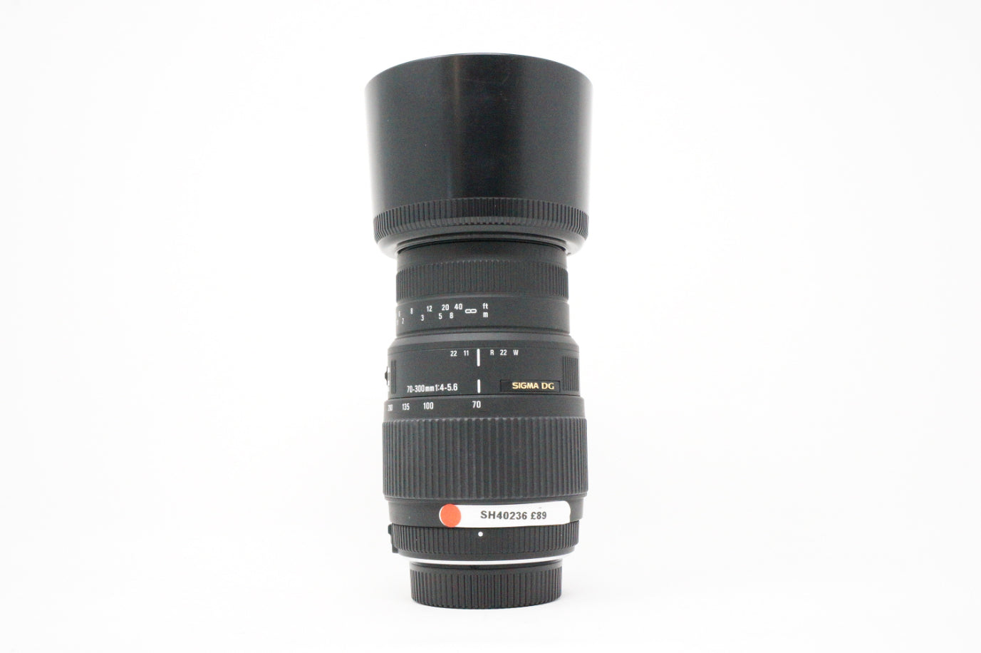 Used Sigma 70-300mm F4-5.6 DG macro lens for Nikon AF-S