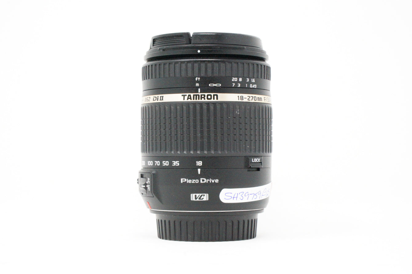 Used Tamron 18-270mm F3.5/6.3 PZD VC Di II Lens for Canon EF