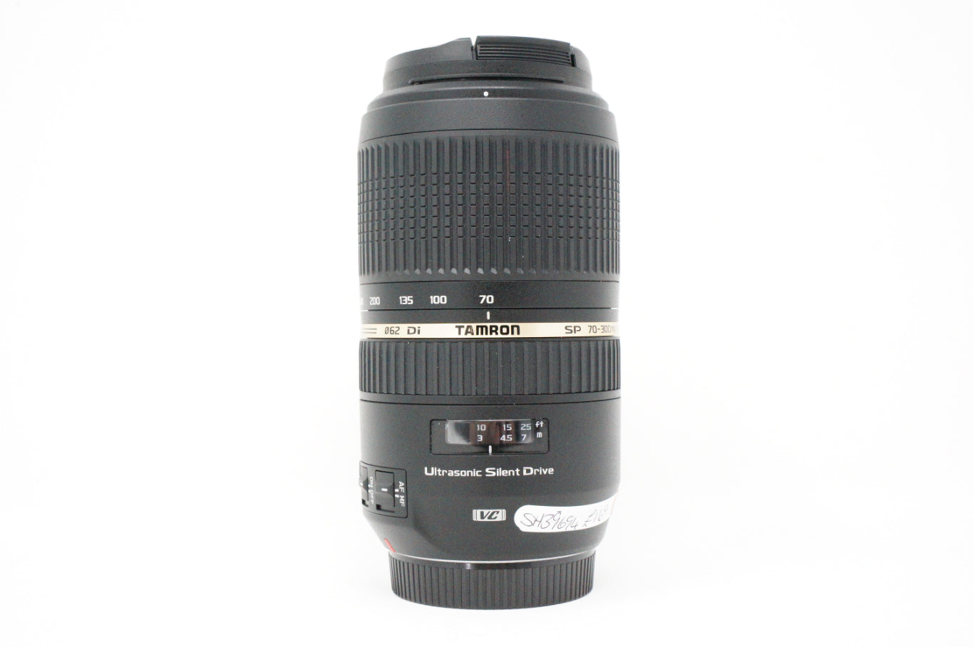 Used Tamron SP 70-300mm F4-5.6 Di VC lens in Canon EF mount