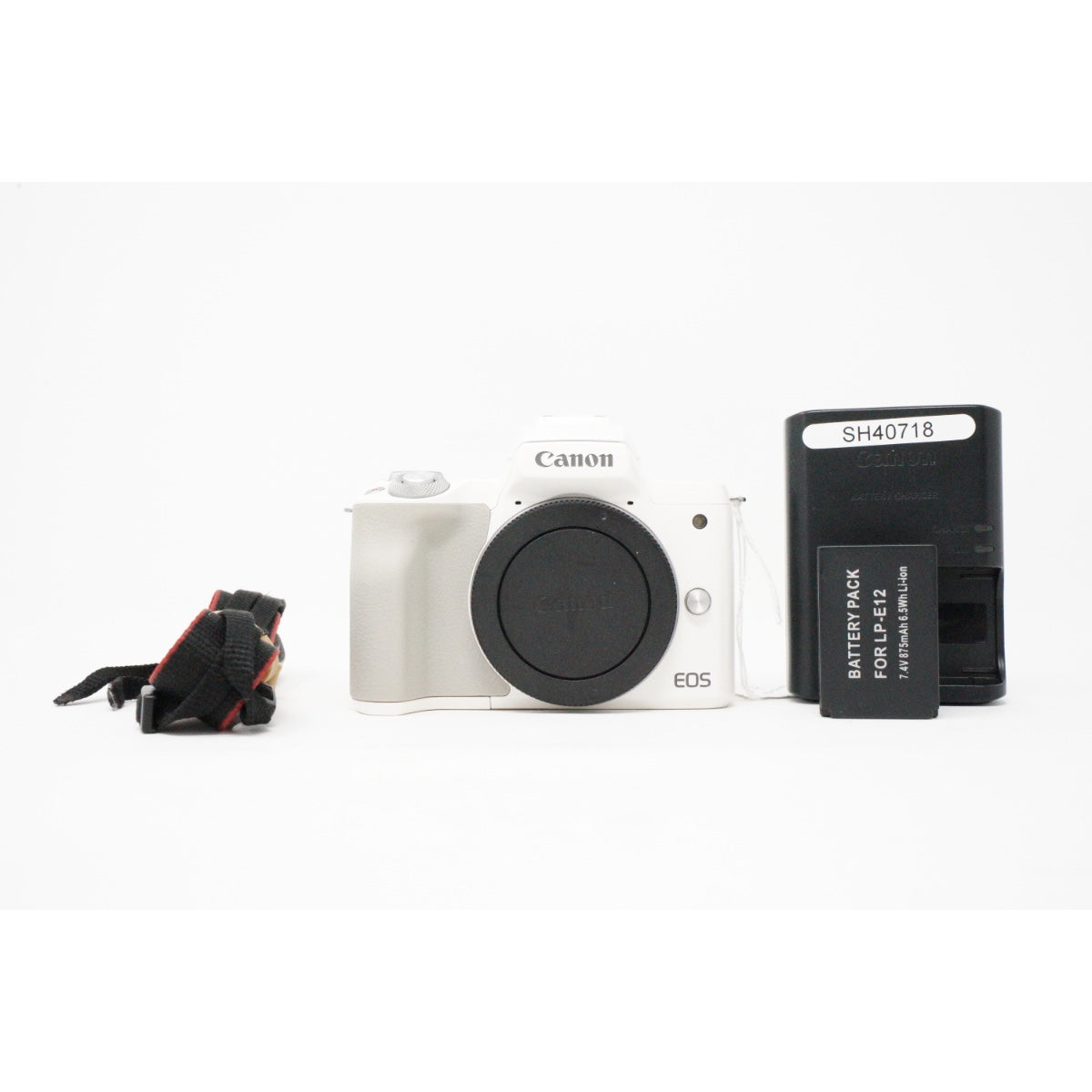 Used canon EOS M50 digital camera body in White
