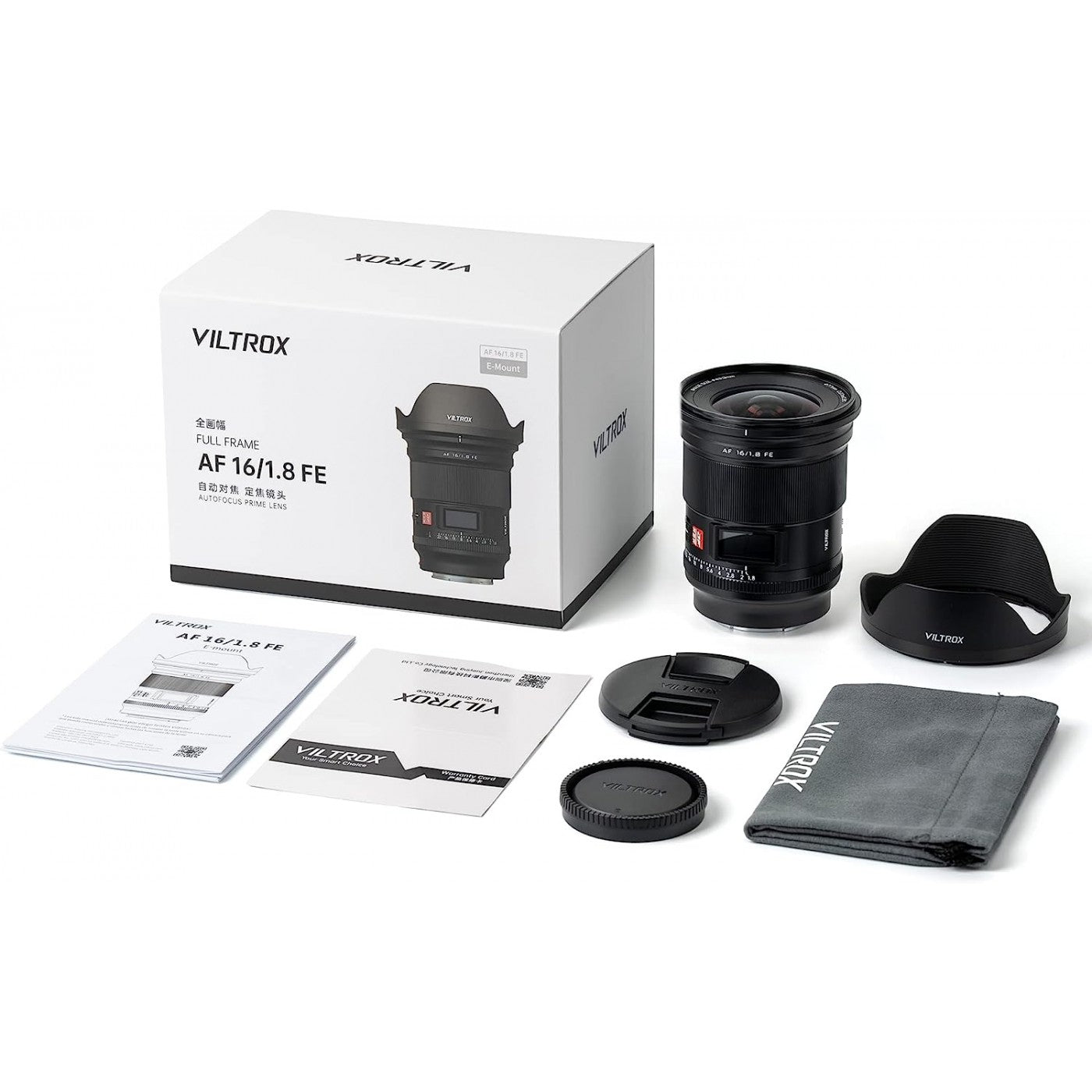 VILTROX AF 16mm F1.8 FE Full Frame Large Aperture Ultra Wide Angle Auto Focus Lens For Sony E-mount Cameras