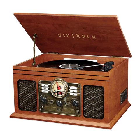 Clearance Victrola Nostalgic 6-in-1 Bluetooth Turntable Music Centre