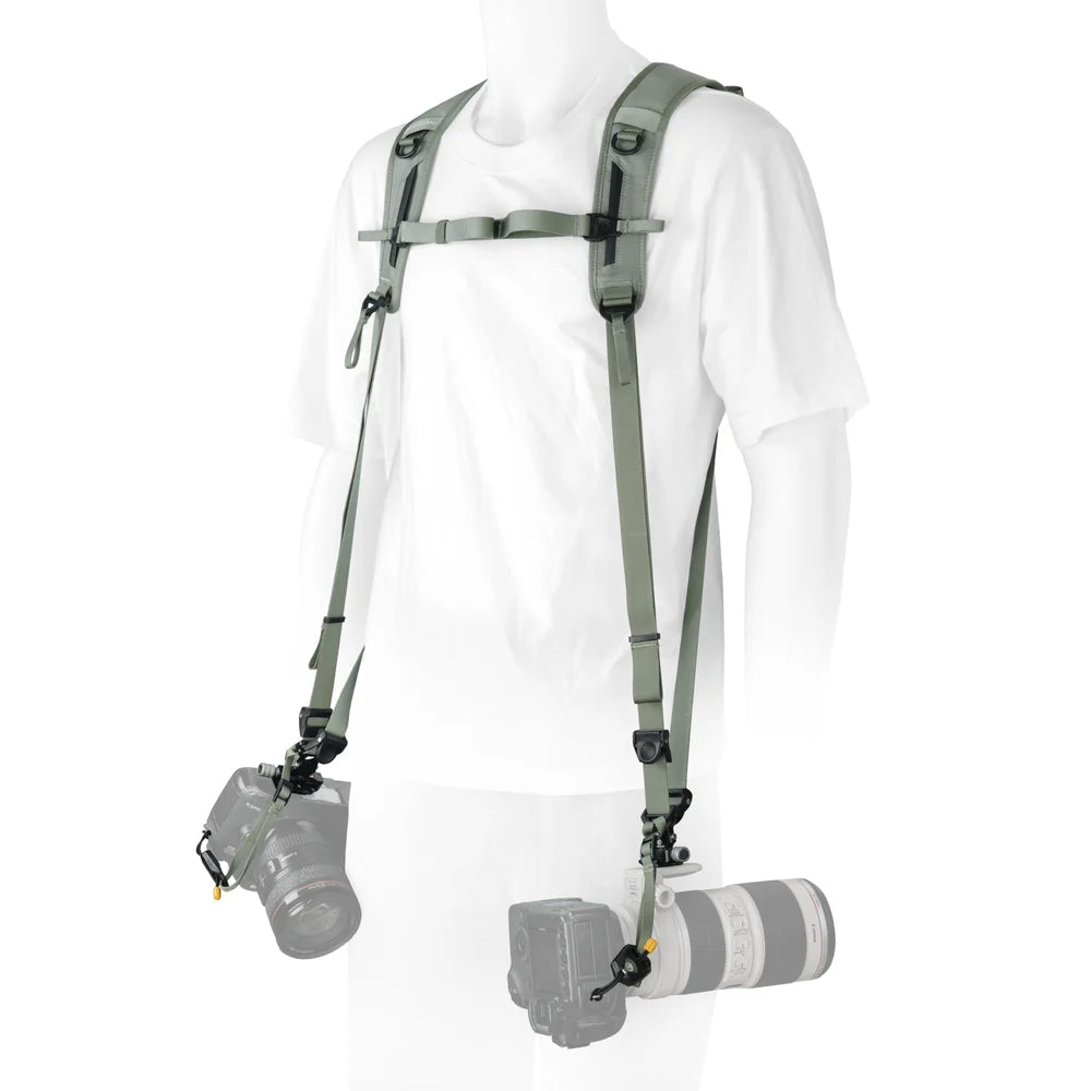 Vanguard PRO 2N1 Arca Compatible Dual Camera Harness - Green