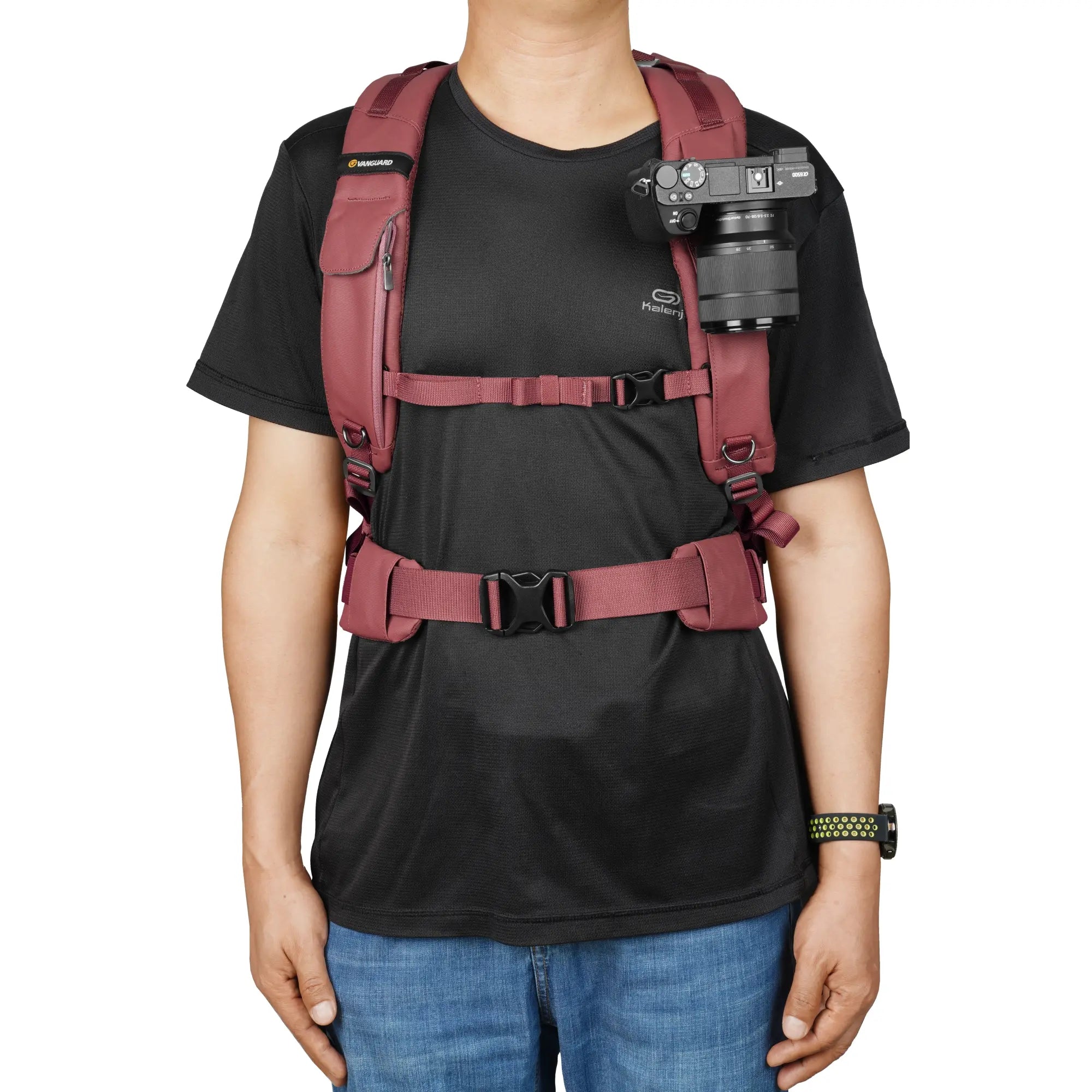 Vanguard VEO Metro B30L Camera Backpack - Burgundy