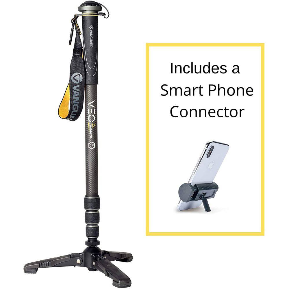 Product Image of Vanguard VEO 2S CM-264TR Carbon Monopod with Tri-Feet