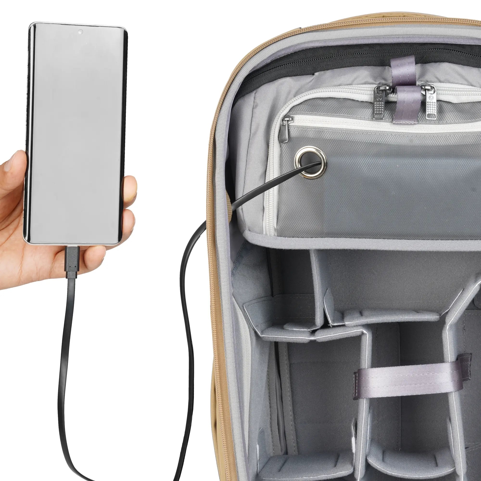 Vanguard VEO Metro B25L Camera Backpack - Beige