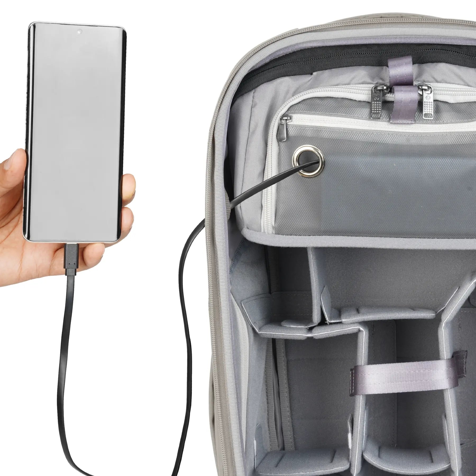 Vanguard VEO Metro B25L Camera Backpack - Cream