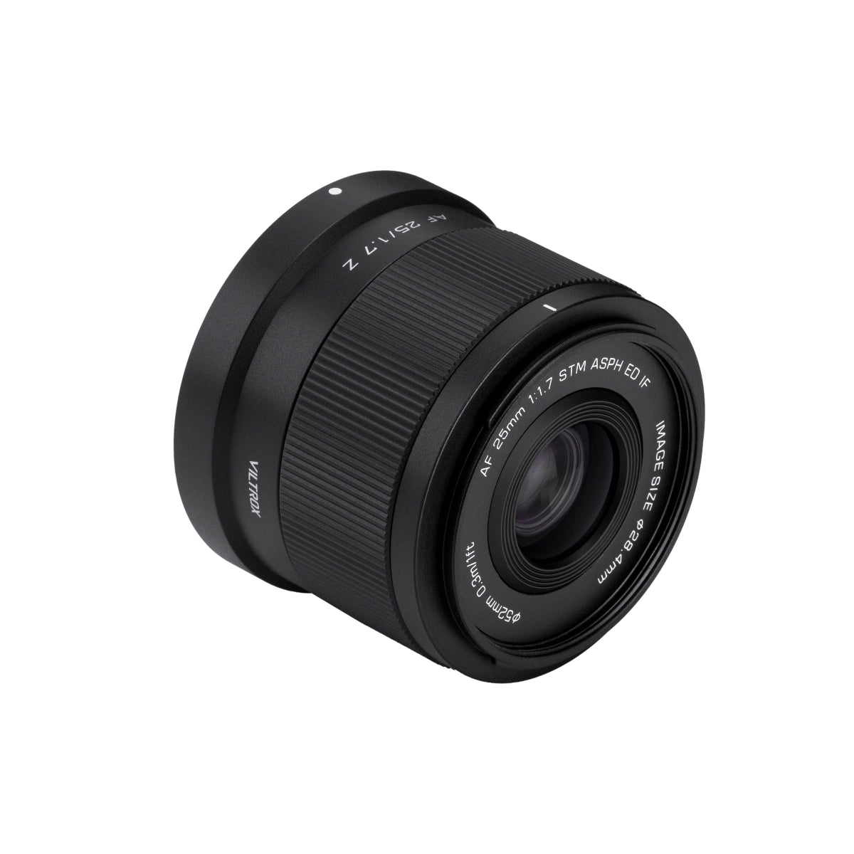 Viltrox AF 25mm F1.7 Lens - Nikon Z Mount side angle 2