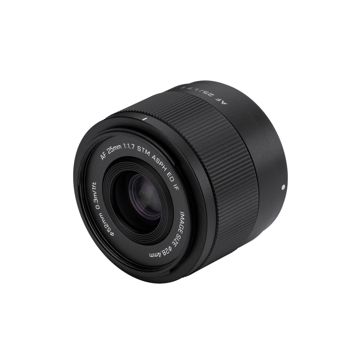 Viltrox AF 25mm F1.7 Lens - Sony E Mount side angle