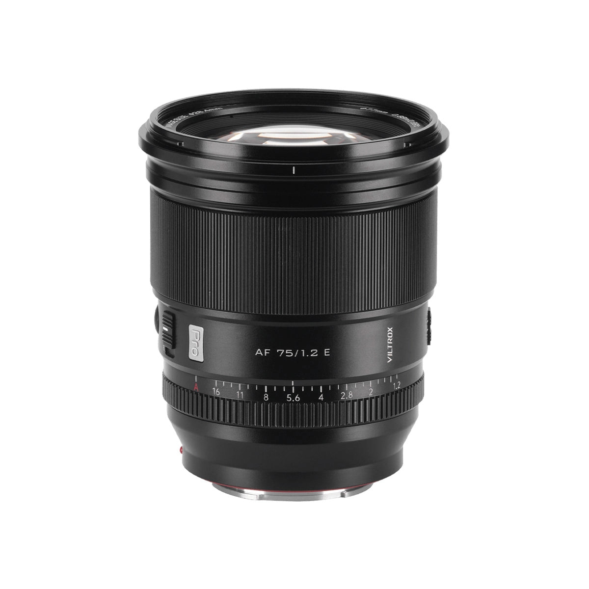 Viltrox AF 75mm F1.2 AF Lens - Sony E top angle