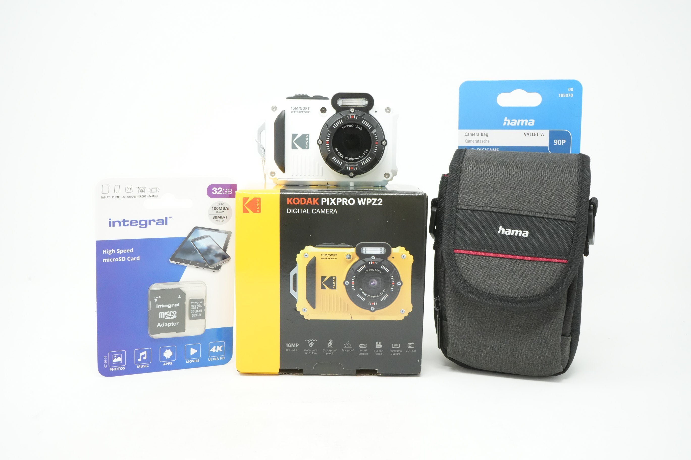 KODAK ONDERWATERCAMERA WPZ-2 Geel KODAK ONDERWATERCAMERA WPZ-2 Geel