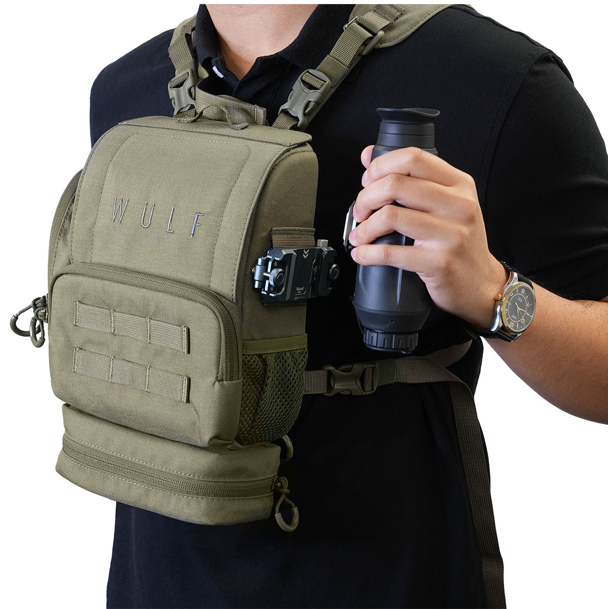 Wulf Guardian Bino Pack with QD Thermal/Camera carry system