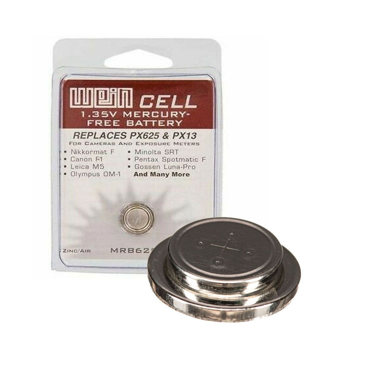 WeinCell MRB625 1.35V Zinc Air Battery