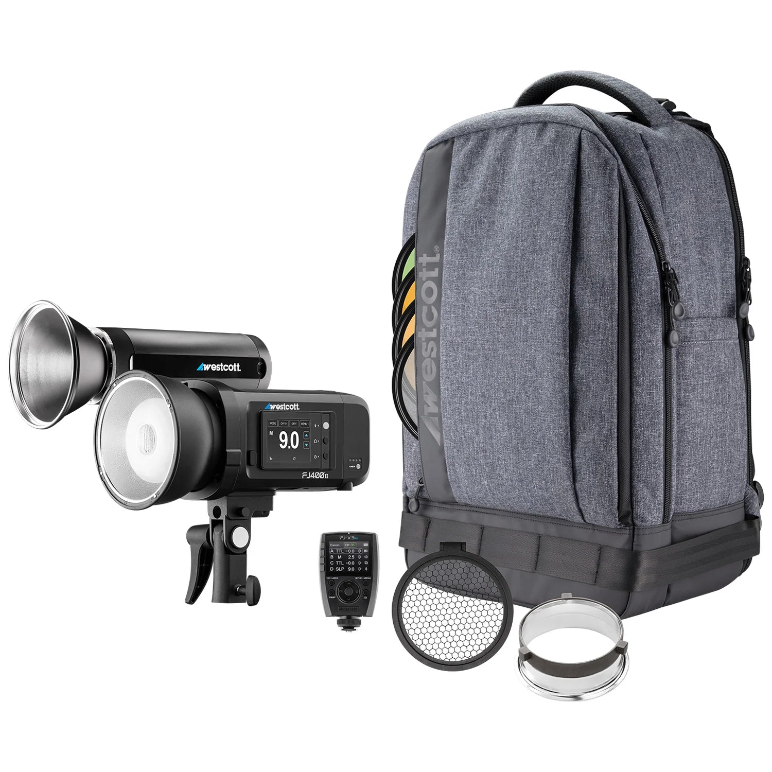 FJ Wireless 2-Light Portable Portrait Flash Kit - Sony