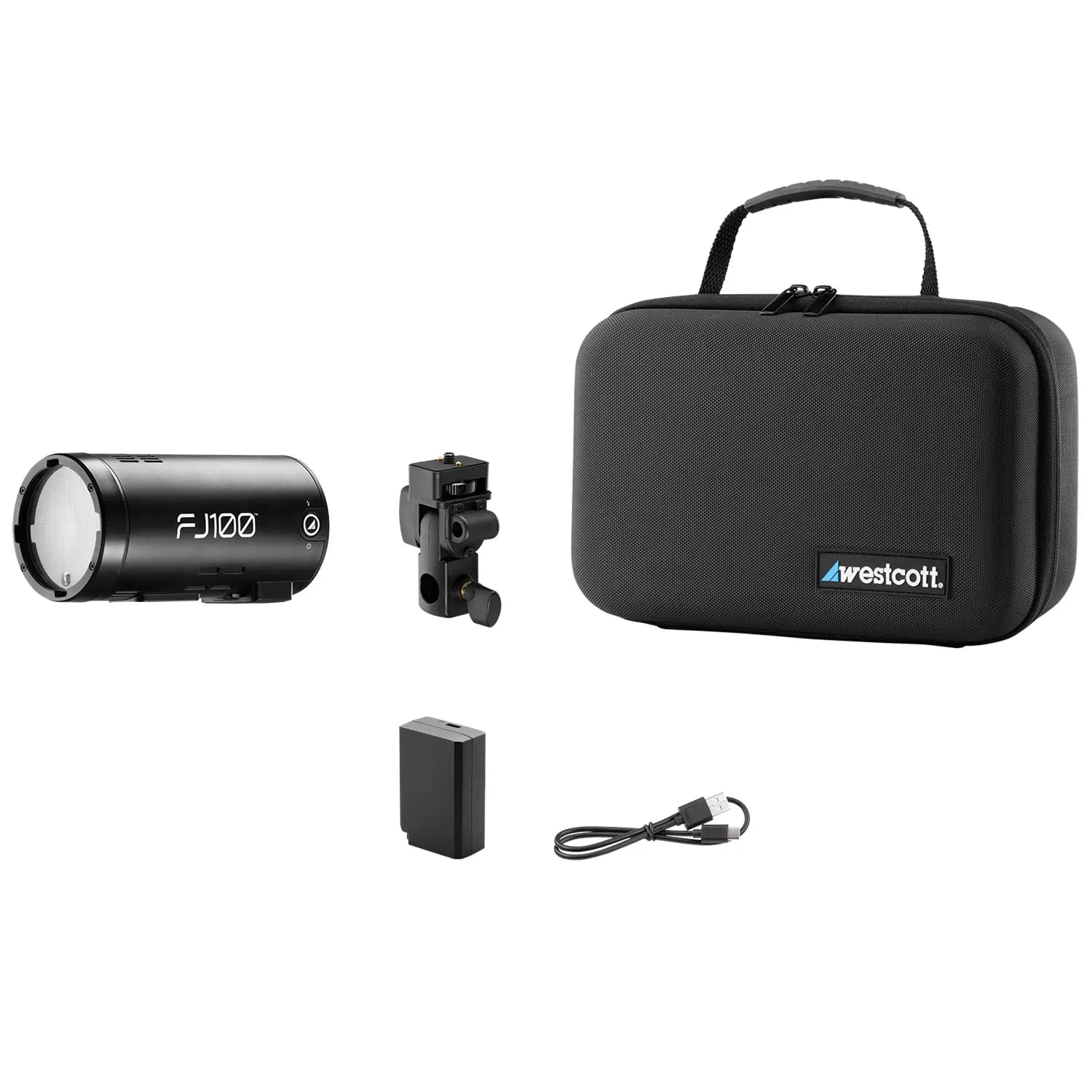 Westcott FJ100 Touchscreen Off-Camera Strobe with FJ Mini AC/DC Battery (100Ws)