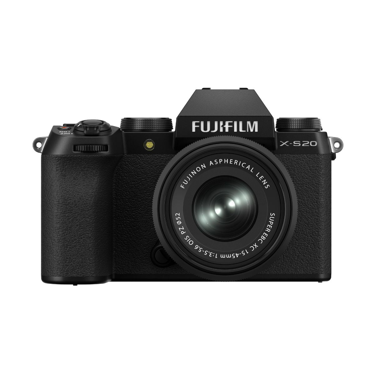 Product Image of Fujifilm X-S20 mirrorless camera with XC 15-45mm F3.5-5.6 OIS PZ lens - Black