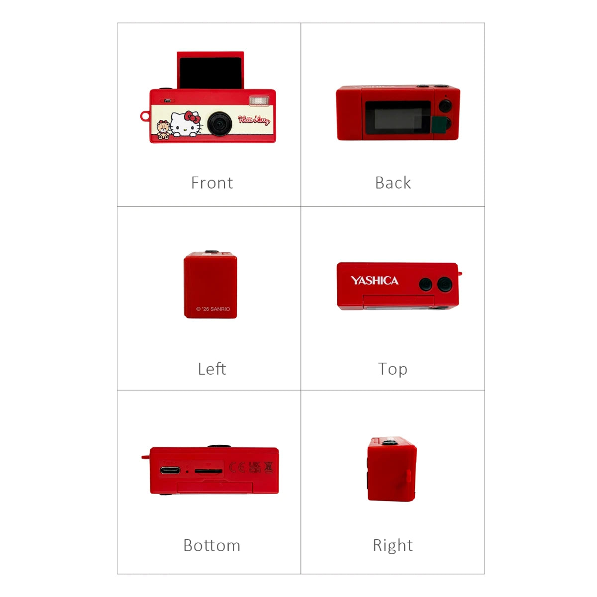 Yashica x Hello Kitty Funtastic - Classic Hello Kitty